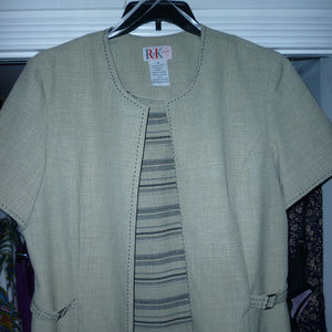 R&K tank top/jacket set 18 polyester gently worn